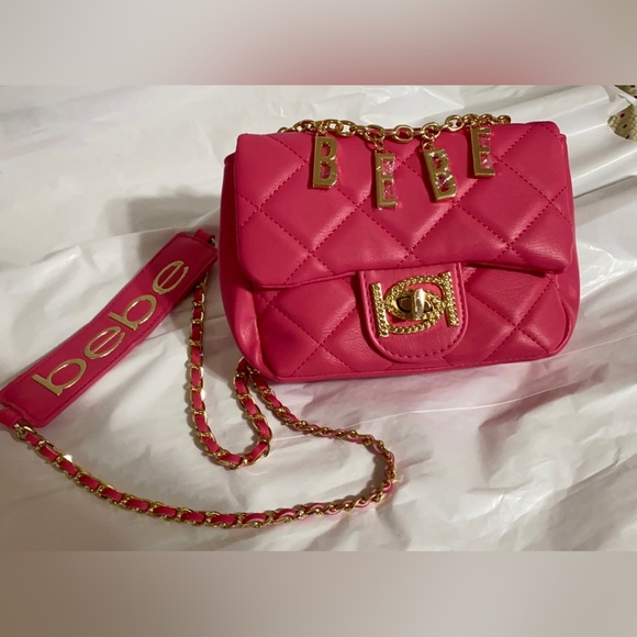 bebe Bags Nwt Bebewyatt Shoulder Bag Crossbody 7 W X 5 H X 2 D Poshmark